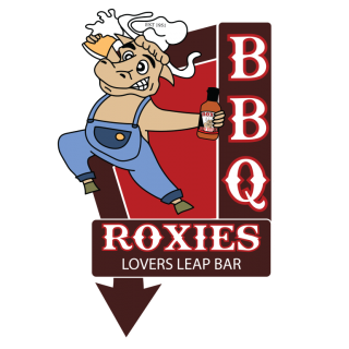 Roxie's BBQ Double-sided 8 FT W x 11 FT H (in process)